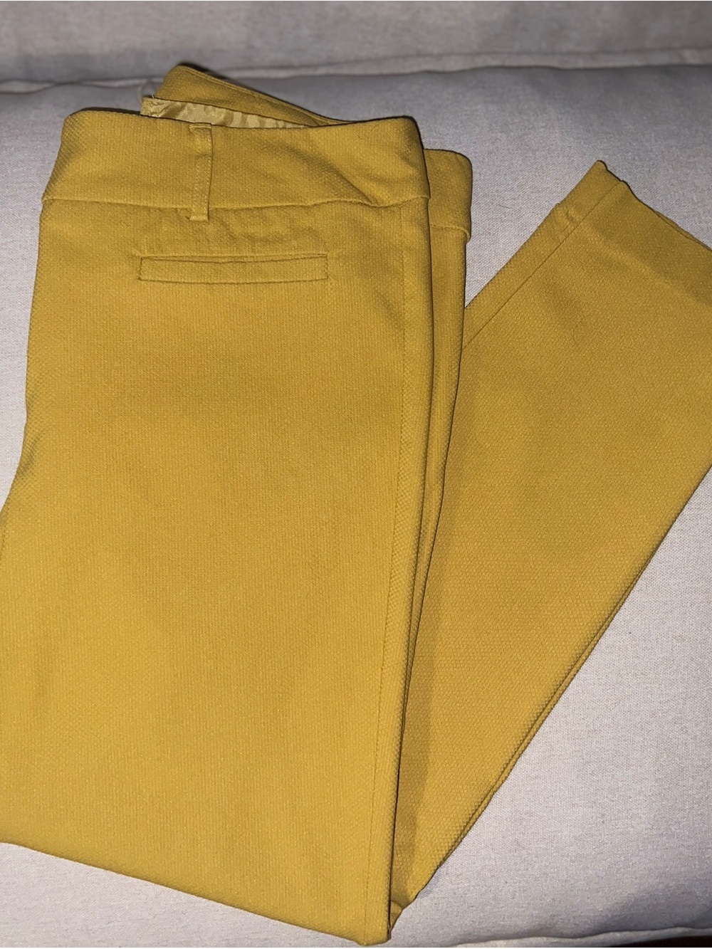Van Heusen Mustard Yellow Chinos